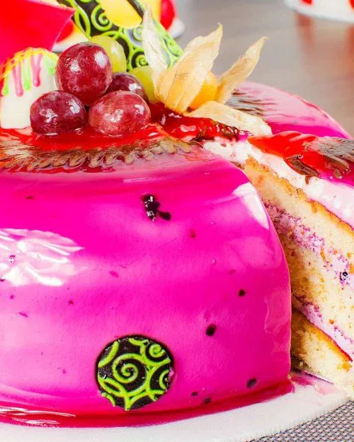 Torta fría de mora (1/2 Libra)