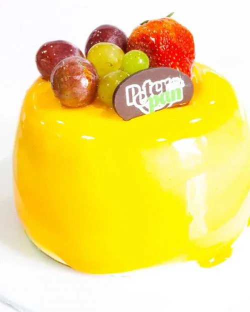 Torta fría de durazno 1/4