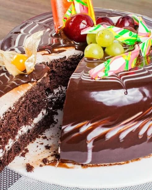 Torta fría de chocolate (3/4 de Libra)