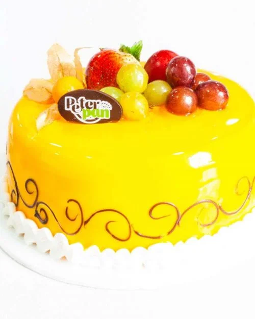 Torta fría de durazno