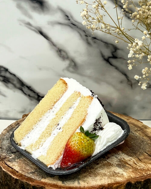 Porción de torta fría sabor Oreo