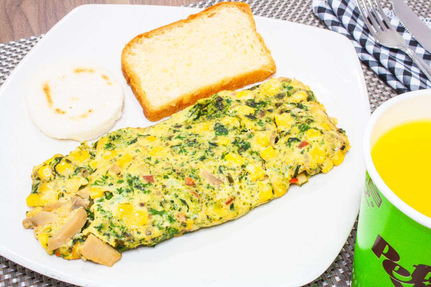 Omelet vegetariano