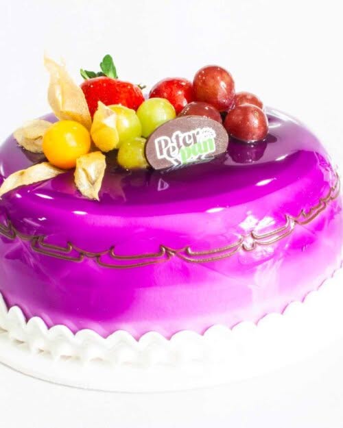 Torta fría de mora