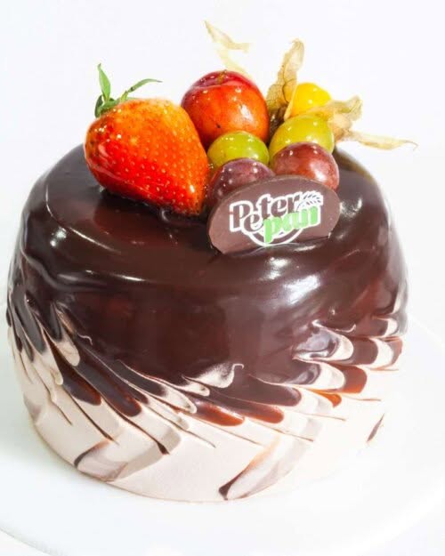Torta fría de chocolate 1/4