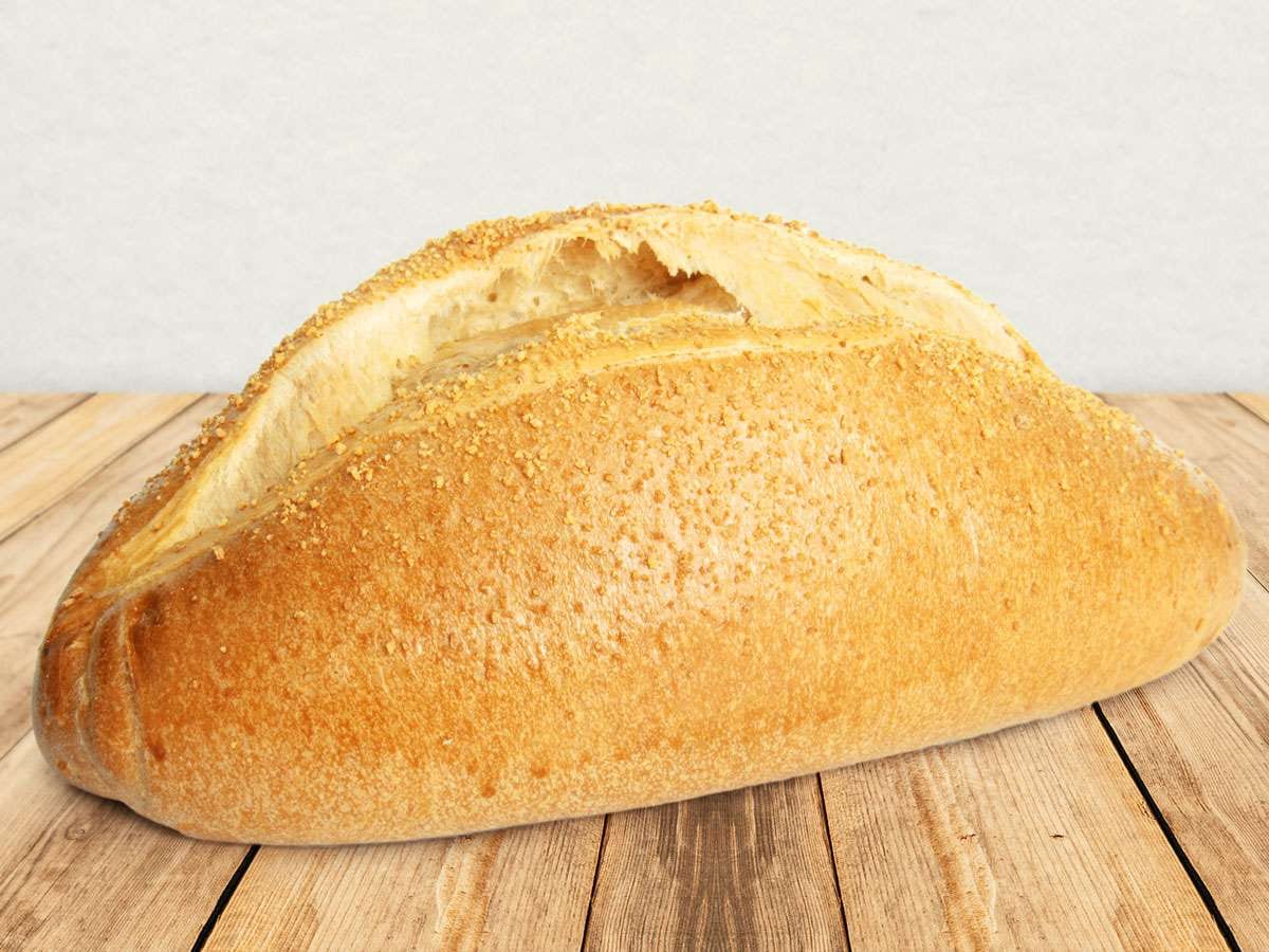 Pan aliñado con queso